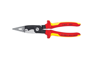 8" 6-in-1 Electrical Installation Pliers 12 and 14 AWG-1000V Insulated