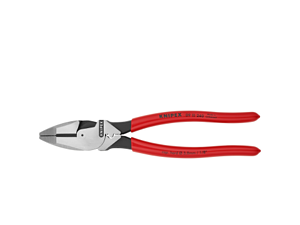 9 1/2" High Leverage Lineman's Pliers New England with Fish Tape Puller and Crimper