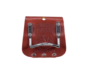 High Mount Hammer Holder - Tan and Black Leather