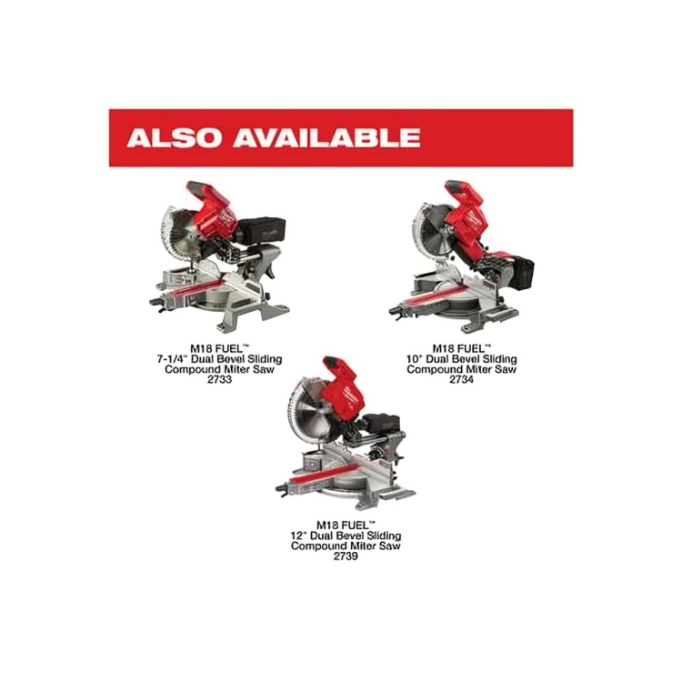 Milwaukee 2733-20 M18 Fuel 7-1/4 In. Dual Bevel Sliding Compound Miter Saw (Bare Tool) f174c256 9b2b 4179 a2ba 90677505c333 600x600 f174c256-9b2b-4179-a2ba-90677505c333.png f174c256-9b2b-4179-a2ba-90677505c333.png