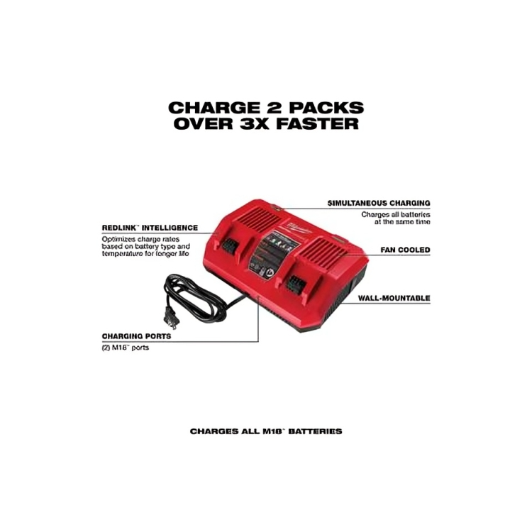 Milwaukee 48-59-1802 M18 Dual Bay Simultaneous Rapid Charger f9ab83ae a02c 4e12 b39f 3aead43ec8d0 600x600 f9ab83ae-a02c-4e12-b39f-3aead43ec8d0.png f9ab83ae-a02c-4e12-b39f-3aead43ec8d0.png