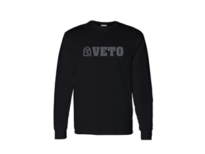 Veto Logo Long Sleeve Shirt Black