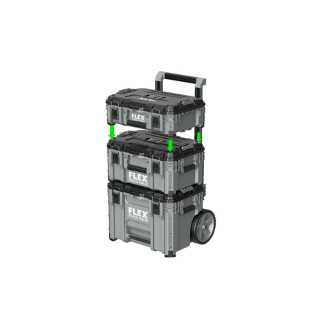 Flex Fs1103 Stack Pack Suitcase Lockable Tool Box A1A7Fe7C 4949 4B43 8E6B 18059B80C6D9 Flex Fs1103 Stack Pack Suitcase Lockable Tool Box - Image 3