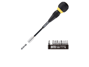 VESSEL Ball Grip Ratchet Interchangeable Screwdriver for Philips Screws