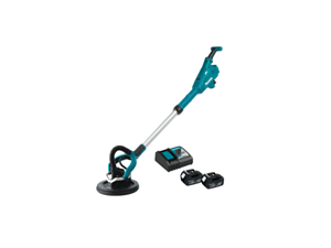 MAKITA XLS01TX1 18V LXT Lithium‑Ion Brushless Cordless 9 in. Drywall Sander Kit, AWS Capable (5.0Ah)