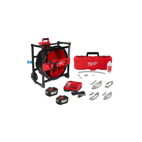 MILWAUKEE 2819-22 M18 18V Fuel Cordless High Speed Chain Snake for 1 1/2-4 Pipes c522bc4e 5c2e 457e b15c 96b89ea0e4b1 MILWAUKEE 2819-22