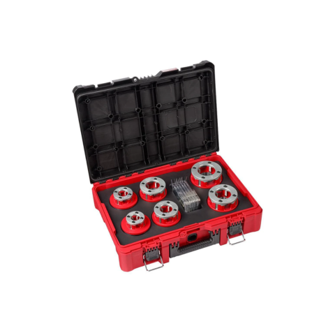 MILWAUKEE 48-36-1060 1/2 In. To 2 In. High Speed NPT Forged Aluminum Die Head Kit ecea5f60 f8fb 469c 8155 1d17eca58592 MILWAUKEE 48-36-1060