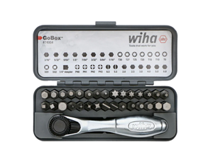 GoBox Bit Sets with Mini Ratchet
