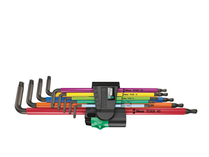 WERA 967/9 TX L-Key Set With Ball End