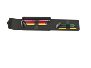 WERA Bicycle L-Key Set 4 Metric in Pouch