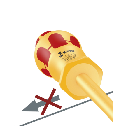 Wera 1060 I Kraftform Screwdriver For Slotted Screws 1000V Insulated 4A84E90E E5Ba 44Ae A4Db 031233D44F92 Wera 1060 I Kraftform Screwdriver For Slotted Screws 1000V Insulated - Image 3