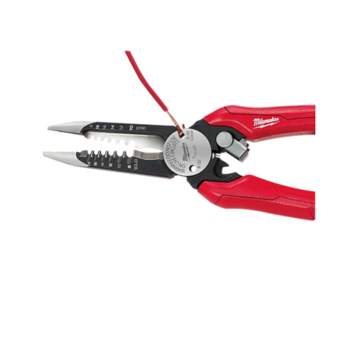 MILWAUKEE 48-22-3079 7.75 In. Combination Electricians 6-in-1 Wire Strippers Pliers 89fec963 987e 4761 80b8 973716264a54 MILWAUKEE 48-22-3079 7.75 In. Combination Electricians 6-in-1 Wire Strippers Pliers