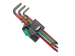 WERA 950/7 Hex Plus L-Key Set With Ball End