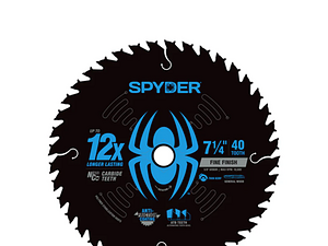 SPYDER 13007 Fine Finish Saw Blade for Wood
