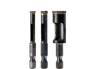 SPYDER 600950 Arbored Diamond Edge Hole Saw Bit 3PC Set