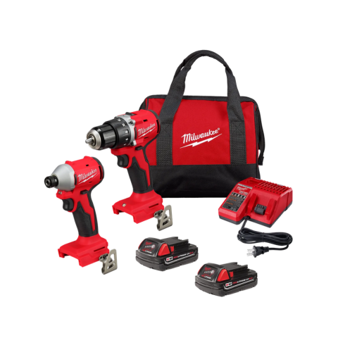 MILWAUKEE 3692-22CT M18 Brushless Compact Drill And Impact Combo Kit (2-Tool) 137ae991 704d 482c a22d e4b6beeb71bc MILWAUKEE 3692-22CT