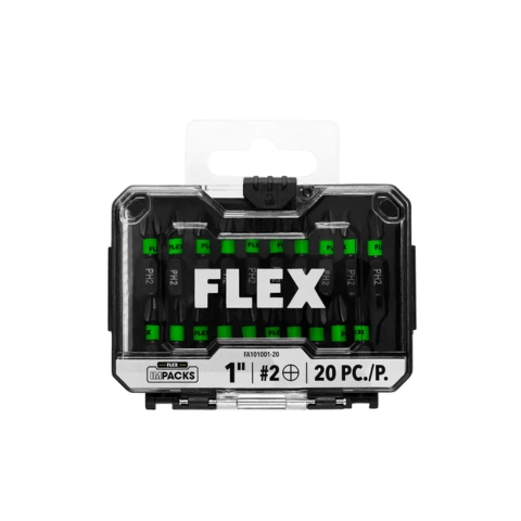 FLEX FA101001-20 Stack Pack Impact 1/4 In. x 1 In. Phillips Impact Driver Bit (20-Piece) 124788b8 8305 476c b374 dedfaf35476a 124788b8-8305-476c-b374-dedfaf35476a.webp 124788b8-8305-476c-b374-dedfaf35476a.webp