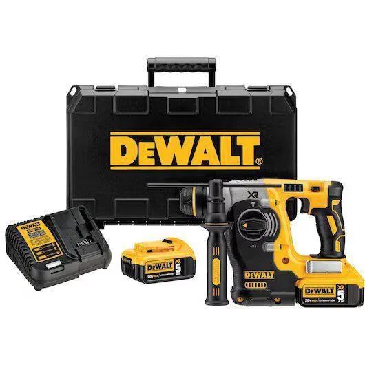 DEWALT DCH273P2 20V Max XR Brushless Cordless 1 In. SDS Plus L-Shape Rotary Hammer Kit 39d6061b f38c 417d a245 22cf76e54e15 39d6061b-f38c-417d-a245-22cf76e54e15.webp 39d6061b-f38c-417d-a245-22cf76e54e15.webp