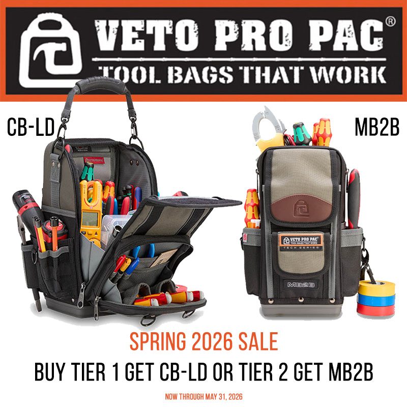 Veto Pro Pac Cb-Ld And Mb2B Bags Spring 2026 Sale.